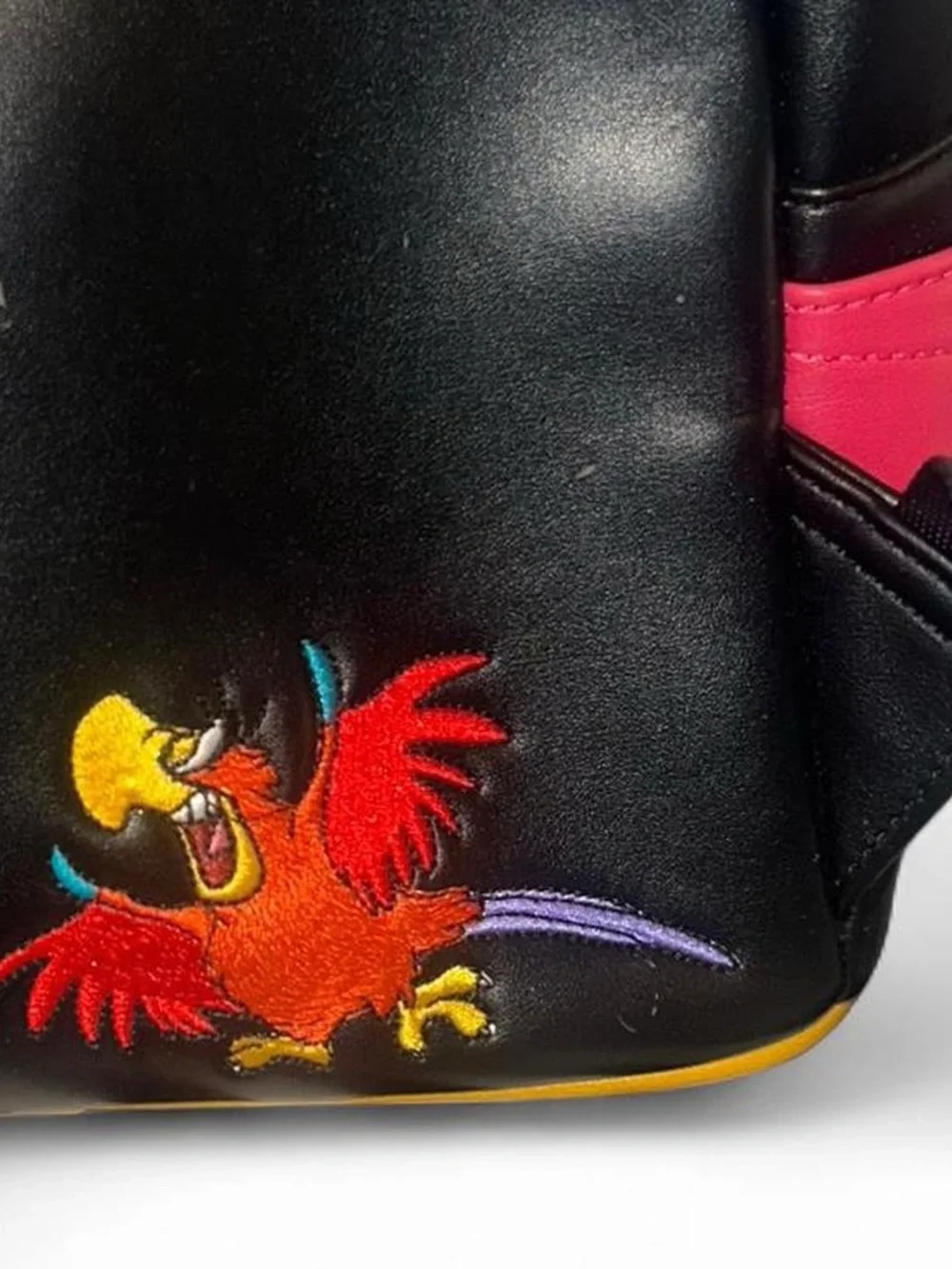 Loungefly Disney Aladdin Jafar Cosplay Mini Backpack Iago Embroidered